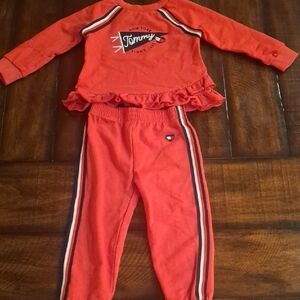 Tommy Hilfiger Red Toddler Set 2T